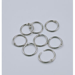 Hobby & Crafting Fun Boekringen Klikringen 32 mm 8 stuks
