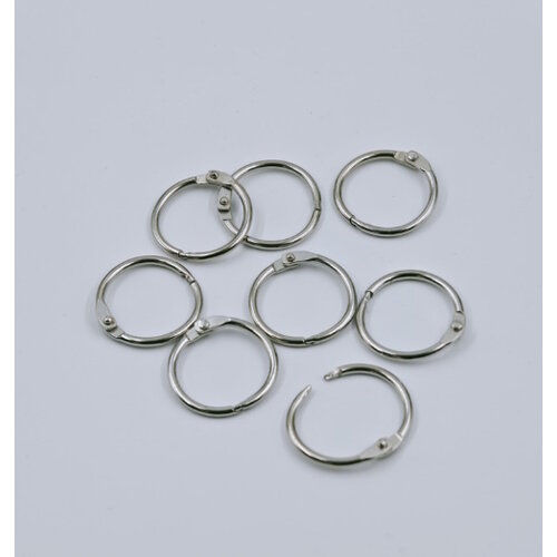 Hobby & Crafting Fun Boekringen Klikringen 32 mm 8 stuks