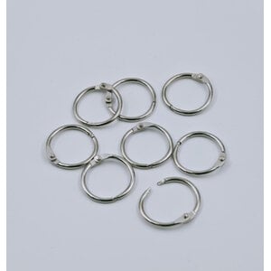 Hobby & Crafting Fun Boekringen Klikringen 38 mm 8 stuks