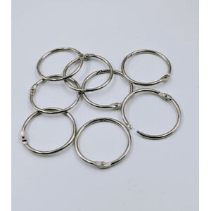 Hobby & Crafting Fun Boekringen Klikringen 45 mm 8 stuks