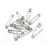 Veiligheidsspeld 250 stuks 24 mm zilver