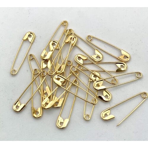 Hobby & Crafting Fun Veiligheidsspelden 40 mm goud 250 stuks