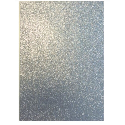 Hobby & Crafting Fun Glitter foam vellen 22 x 30 cm 5 vel Zilver Hobby & Crafting Fun Glitter foam vellen 22 x 30 cm 5 vel Zilver