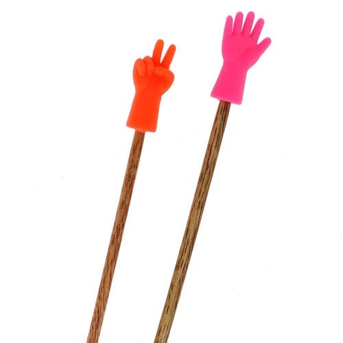 Puntenbeschermers handen maat S en M 6 stuks