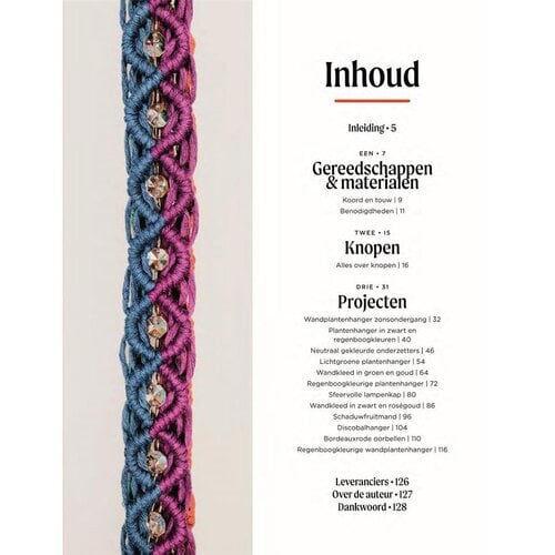 Boek Kleurrijke Macrame