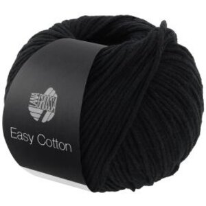 Lana Grossa Lana Grossa Easy Cotton 0005 Zwart Lana Grossa Lana Grossa Easy Cotton 0005 Zwart