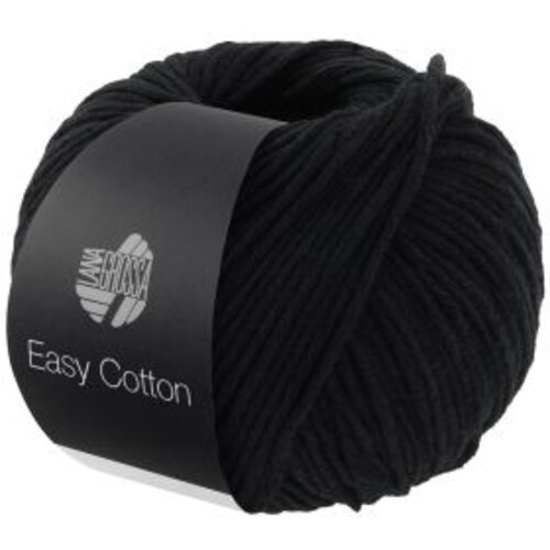 Lana Grossa Lana Grossa Easy Cotton 0005 Zwart