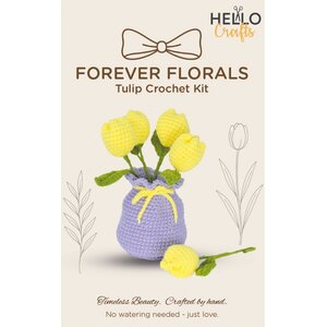 Hello Crafts Haakpakket Gele Tulpen in Vaas