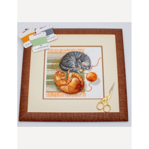 Riolis Riolis Borduurpakket Cats and Threads