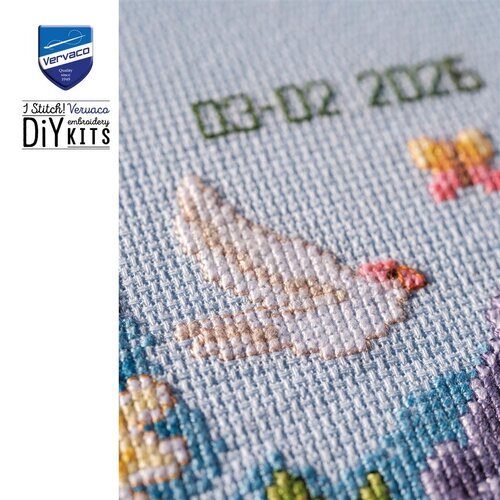 Vervaco Vervaco Borduurpakket Geboorte Australische diertjes