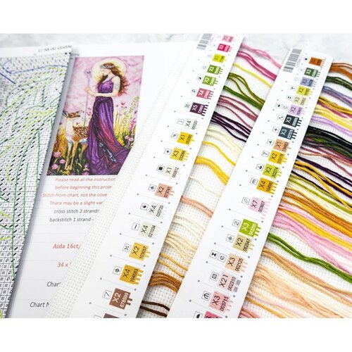 Leti Stitch Leti Stitch Borduurpakket Goddess of the Spring Leti Stitch Leti Stitch Borduurpakket Goddess of the Spring