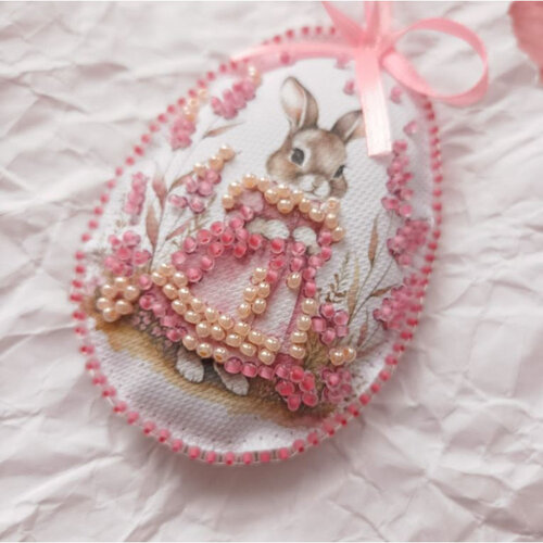 Abris Art Kralen Borduurpakket Easter Bunny