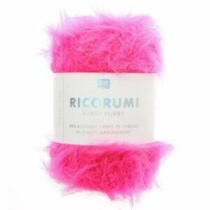 Rico Design Ricorumi Furry Furry 25 gram Neon Roze 014