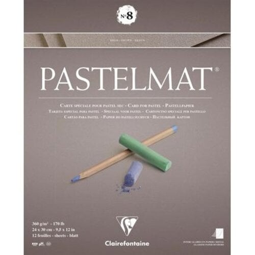 Clairefontaine Clairefontaine Pastelmat Nr 8 Bruin 12 vel 360 grams