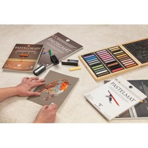 Clairefontaine Clairefontaine Pastelmat Nr 8 Bruin 12 vel 360 grams