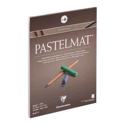 Clairefontaine Clairefontaine Pastelmat Nr 8 Bruin 12 vel 360 grams