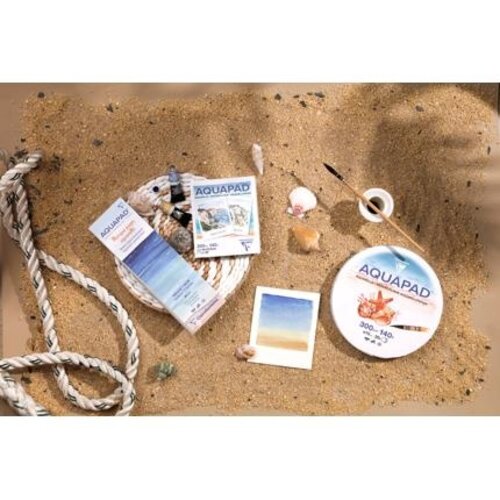 Clairefontaine Clairefontaine Aquapad boekenlegger aquarelpapier 6 x 20 cm