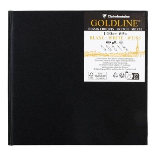 Clairefontaine Carnet Goldline Vierkant Schetsboek 140 grams
