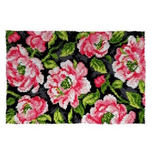 Orchidea Voorbedrukt smyrna knoopkleed Rozen 50 x 74,5 cm 4099 Orchidea Voorbedrukt smyrna knoopkleed Rozen 50 x 74,5 cm 4099