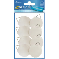 Schilderijhanger 30 mm wit 8 stuks max 800 gram