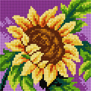 Orchidea Voorbedrukt borduurpakket Zonnebloem