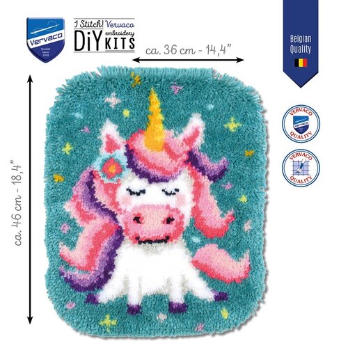 Orchidea Smyrna knoopkleed Eenhoorn 36 x 46 cm