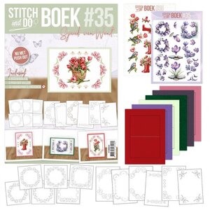 Hobbydots Stitch and Do boek A6  35 Springtime