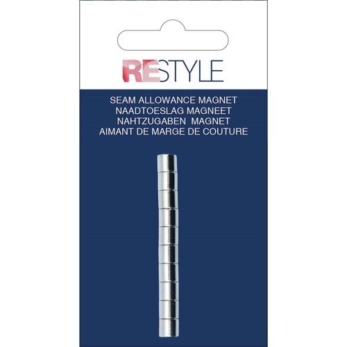 Restyle Naadtoeslag magneten 0,5mm set van 10