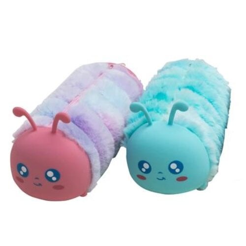 Pennenetui Rups in bont en silicone