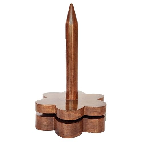 Durable Houten garenhouder bloem