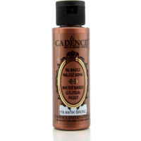 Cadence Vergulden Acrylverf Metallic 70 ml Antiek Brons 118