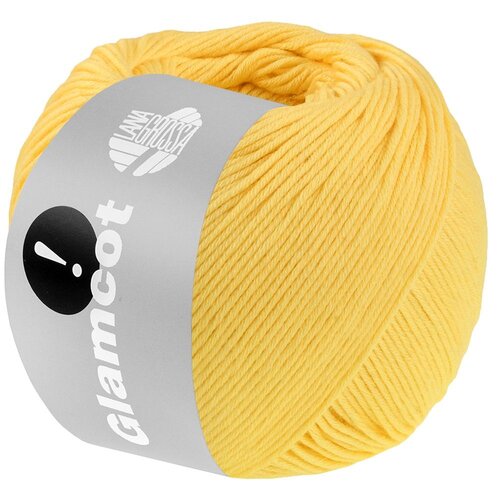 Lana Grossa Lana Grossa Glamcot Lichtgeel 029