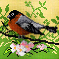 Voorbedrukt borduurpakket Goudvink