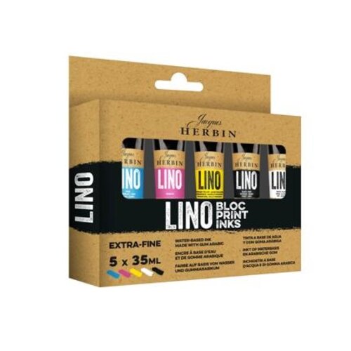 Herbin Herbin lino verf startset 5 x 35 ml