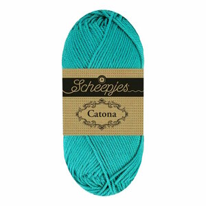 Scheepjeswol Scheepjes Catona 50 gram 091 Bright Teal Scheepjeswol Scheepjes Catona 50 gram 091 Bright Teal
