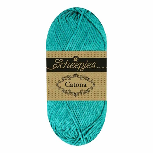 Scheepjeswol Scheepjes Catona 50 gram 091 Bright Teal Scheepjeswol Scheepjes Catona 50 gram 091 Bright Teal