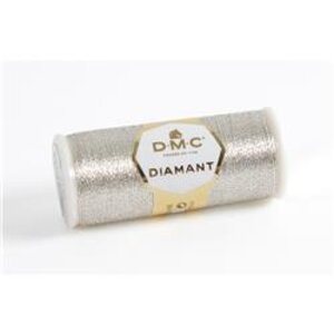 DMC DMC Diamand metallic borduurgaren Zilver D168