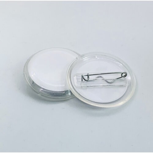 Hobby & Crafting Fun Transparante lege buttons 9 stuks 47 mm