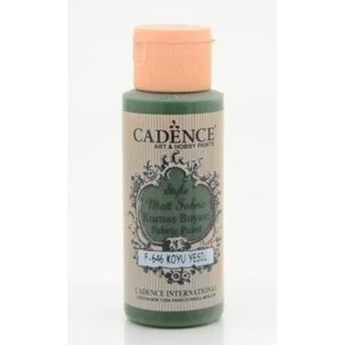Cadence Cadence Style Matt Textielverf Dark Green 646