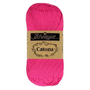 Scheepjeswol Scheepjes Catona 50 gram 604 Neon Roze Scheepjeswol Scheepjes Catona 50 gram 604 Neon Roze