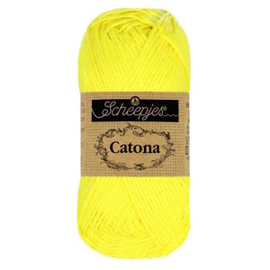 Scheepjeswol Scheepjes Catona 50 gram 601 Neon Geel