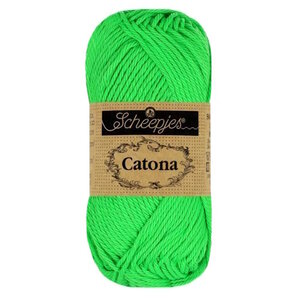Scheepjeswol Scheepjes Catona 50 gram 602 Neon Groen