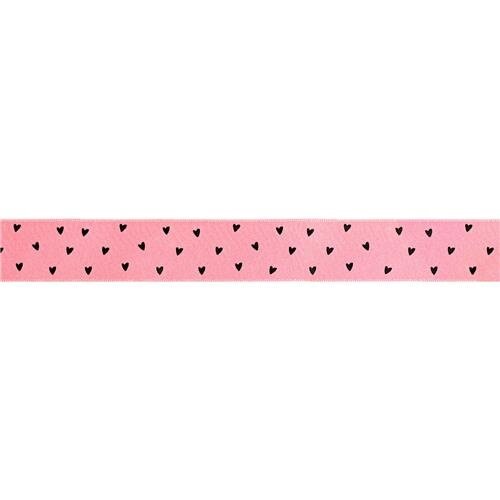 Restyle Restyle Lint hartjes 25mm roze