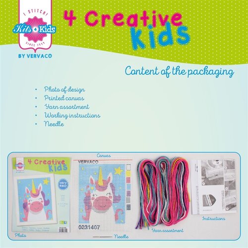 Vervaco Penloppe Borduurpakket Eenhoorn