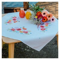 Vervaco Tafelkleed Klaprozen en wilde bloemen