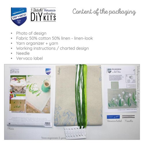 Vervaco Vervaco Tafelkleed Lilly of the Valley