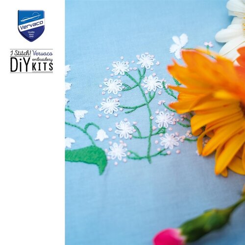 Vervaco Vervaco Tafelloper Pastel flowers