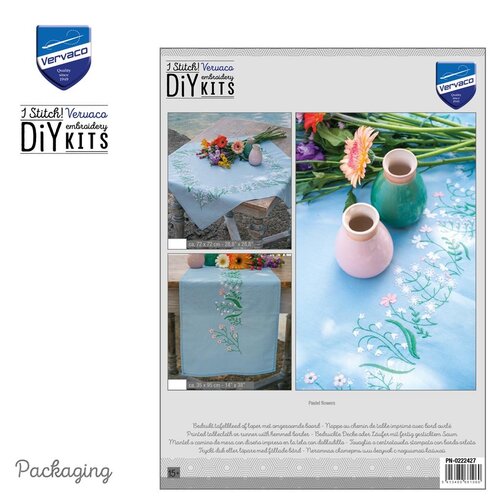 Vervaco Vervaco Tafelkleed Pastel flowers