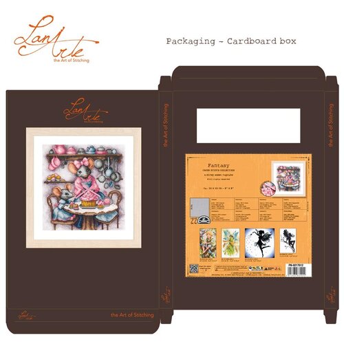 Lanarte Lanarte Borduurpakket A micey sweet cupcake