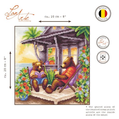 Lanarte Lanarte Borduurpakket A beartastic holiday